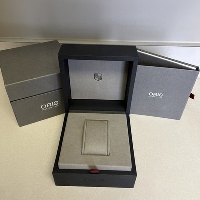 Oris Grey Gray Outer & Black Inner Box Set w/ 2019 Product Manual