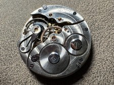 1906 HOWARD 16S 17J SERIES 3 ADJ TO 3 POS POCKET WATCH MOVEMENT DIAL running