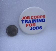 Job Corps Training For Jobs Button Pin
