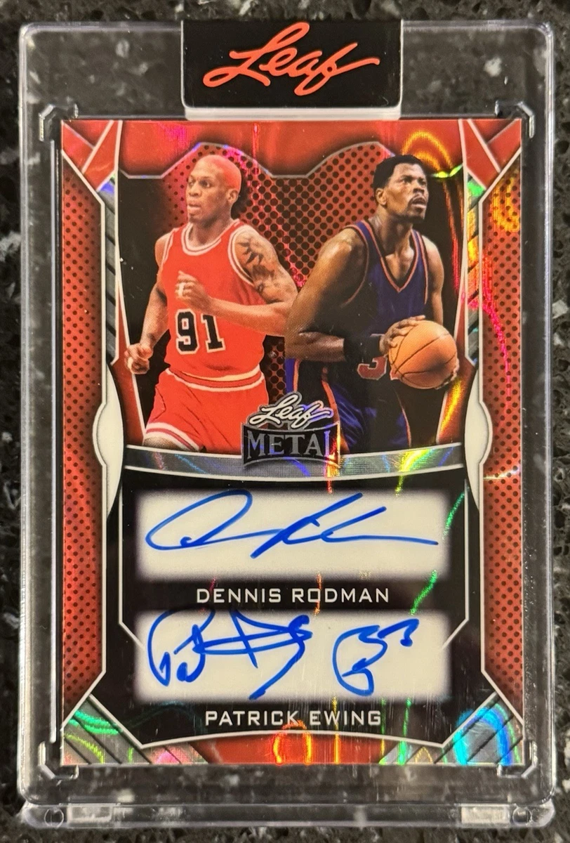 Leaf Dennis Rodman Basketball Autographed Sports Trading Cards