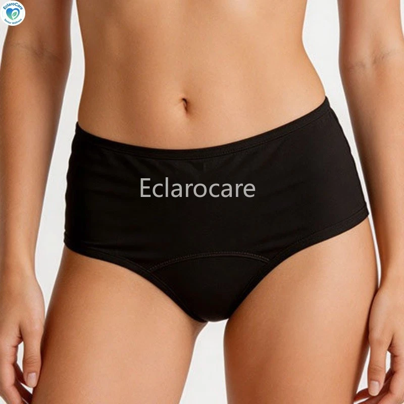 3pcs Triangle Period Underwear Mid-Rise 4-layer Leak-Proof cotton for women