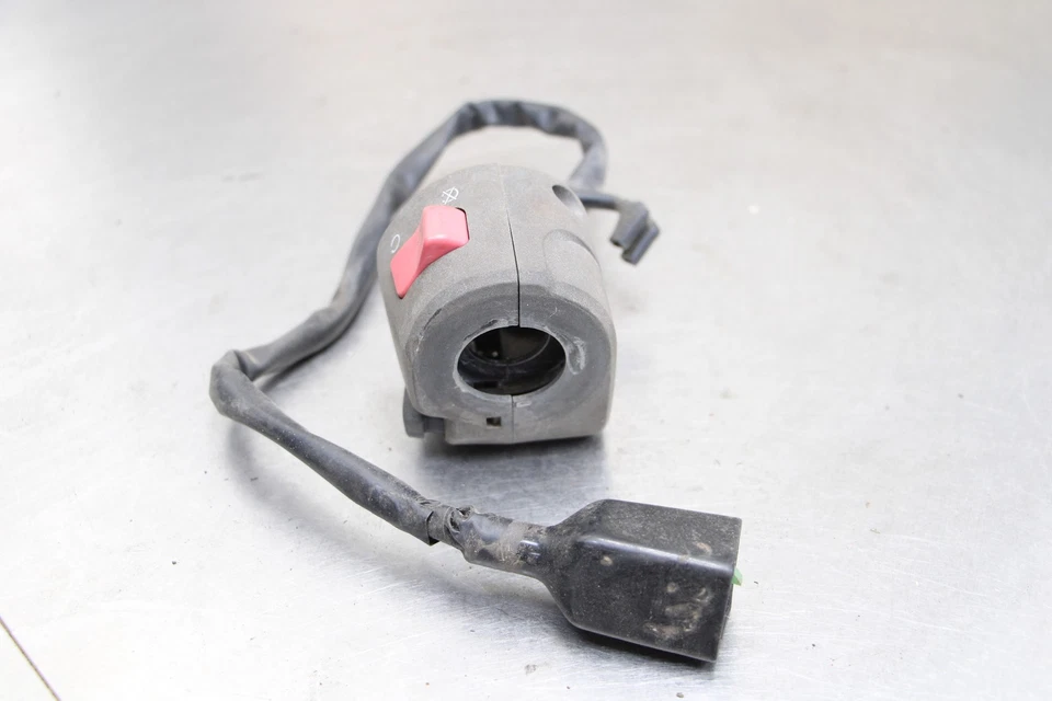 08-12 KAWASAKI NINJA 250R EX250 RIGHT CLIP ON HANDLE KILL OFF START SWITCH Foto 2 de 4