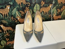 jimmy choo lizard embossed pumps 40.5 AMAZING