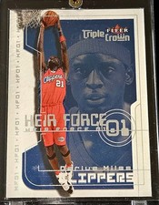 🔥 DARIUS MILES ✨️ 2000-01 Fleer TRIPLE CROWN Heir Force #3HF RC ✨️GMT-NMT