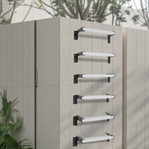 Wandleiter, Fensterschacht Fluchtleiter, verstellbare Leiter Haussicherheit 6x - Bild 19 von 24