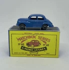 Matchbox Lesney 46 Custom Morris Minor In Rare Blue Restored Nice Repro Box.