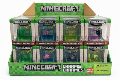 Minecraft Charms Schlüsselanhänger Sortiment 16er Set Sammelfiguren
