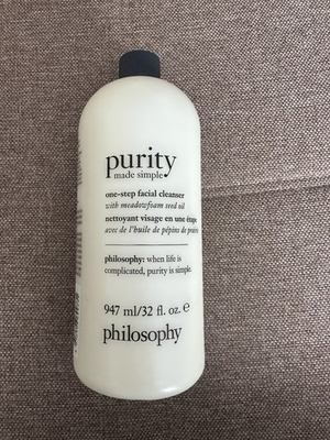 #ad Philosophy Purity Made Simple One Step Facial Cleanser 32oz $30.00
