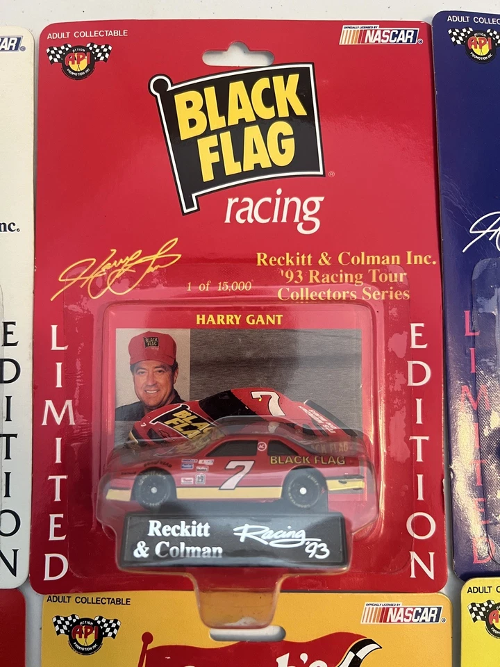 Set of 6 Action NASCAR 1/64 Harry Gant (1 of 15,000) 1993 NASCAR Busch Car RARE! - Image 2 of 4