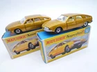 VINTAGE MATCHBOX SUPERFAST No.56c BMC PININFARINA PAIR IN ORIGINAL BOXES 1970