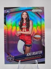2025 Panini WNBA Prizm - Kiki Iriafen #149 - Rookie Variation True Silver (RC)