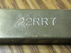 FOLGER ADAM CO (JOLIET, IL) SOLID BRASS JAIL KEY #22RR7.....USED — photo 3