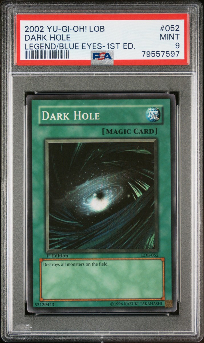 Dark Hole (Magic) LOB-052 The Legend of Blue Eyes White Dragon 1st