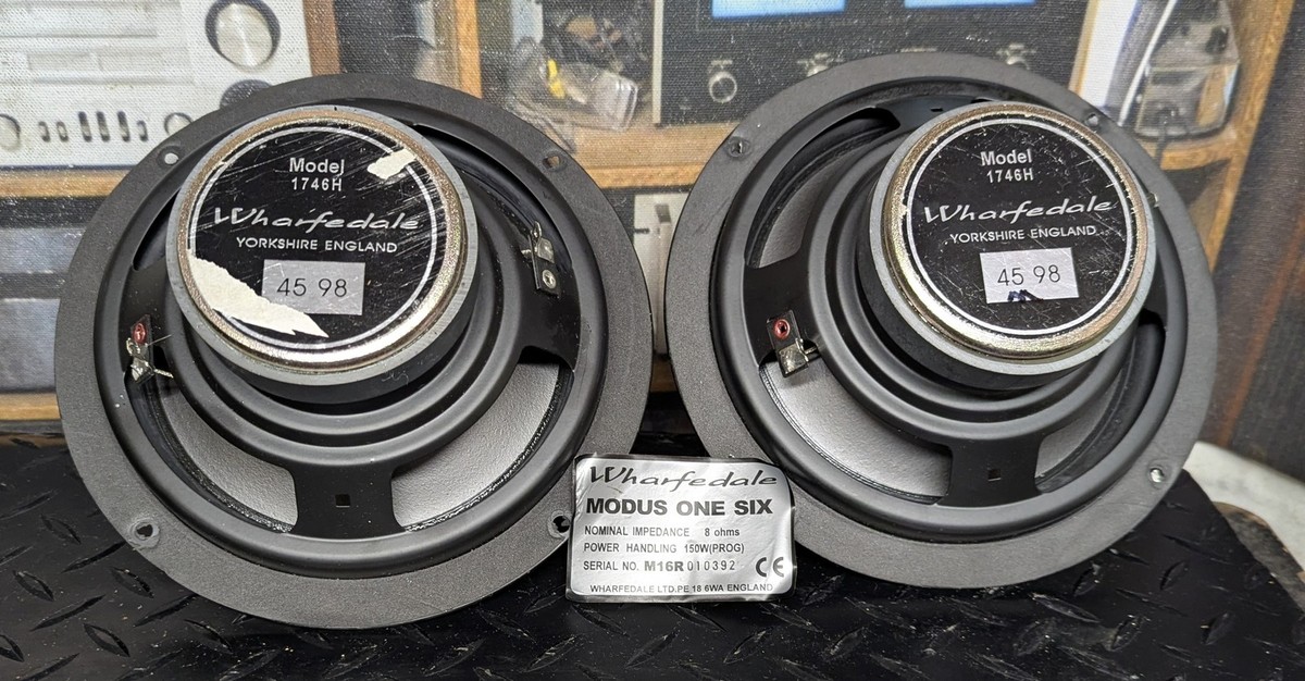 2 woofers from Wharfedale Modus One Six speakers - 1746H | eBay