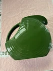 Fiesta Ware Green Disc Pitcher 7.5” USA Retired Shamrock