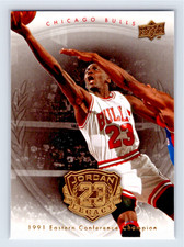 Michael Jordan 2009-10 Upper Deck Jordan Legacy Gold Hall of Fame Edition #45