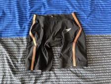 Speedo Men  s Fastskin LZR Pure Intent Size 24 Black/Gold