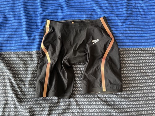 Speedo Men’s Fastskin LZR Pure Intent Size 24 Black/Gold