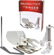 Open Toe Even Feed Walking Foot W/Guide for Brother Sewing Machine Quilting and 