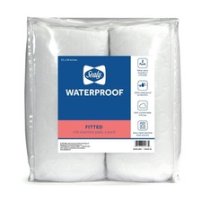 Crib Mattress Protector 2 Pack Waterproof Fitted Infant Toddler Bed Pad 52x28