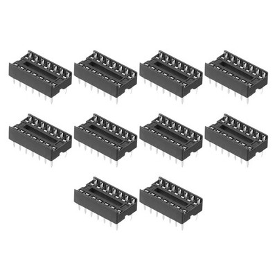 80 Stück DIP IC-Chip-Sockeladapter, 2,54mm Raster 14 Pin Flachschaltungschip