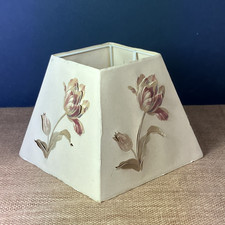 Vintage Laura Ashely Paper Decoupage Lamp Shade, Square
