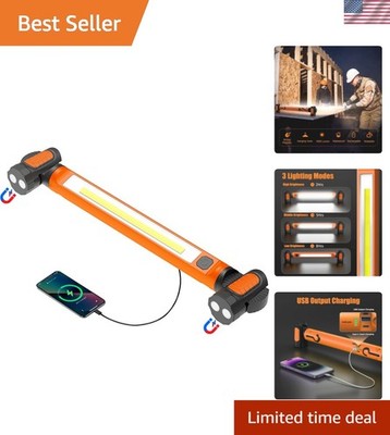 Professional 3000 Lumens Magnetic Work Light with Hidden Hooks - Emergency Use