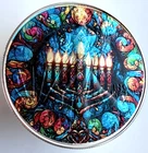 Hanukkah Menorah  American Silver Eagle 1oz Chanukah gift Silver Dollar Coin