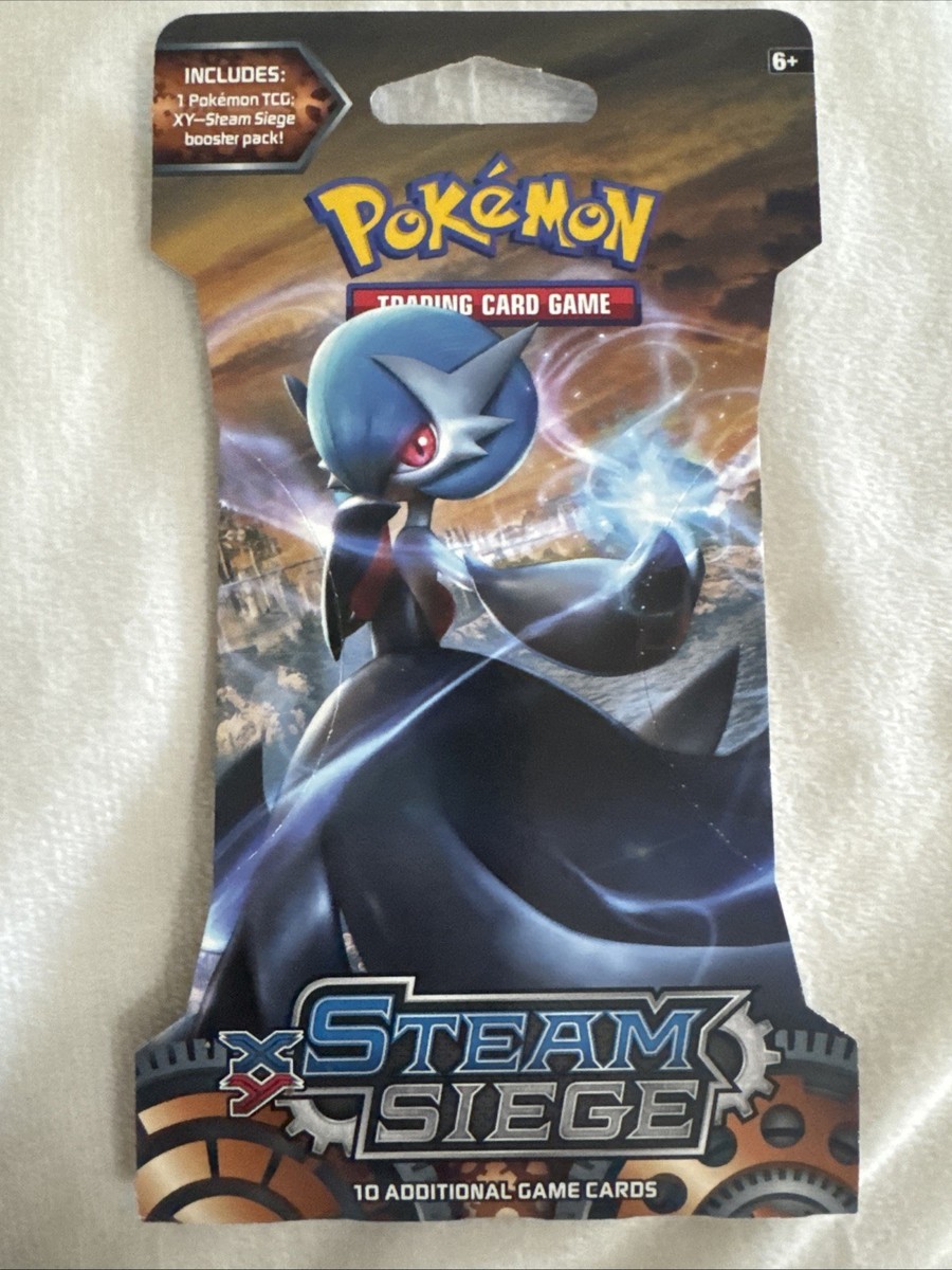 Pokemon XY Steam Siege SLEEVED Booster Pack 10 Cards New | eBay