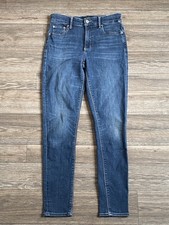 Lucky Brand Jeans Size 2/26 Ankle Womens Bridgette High Rise Skinny Blue Denim