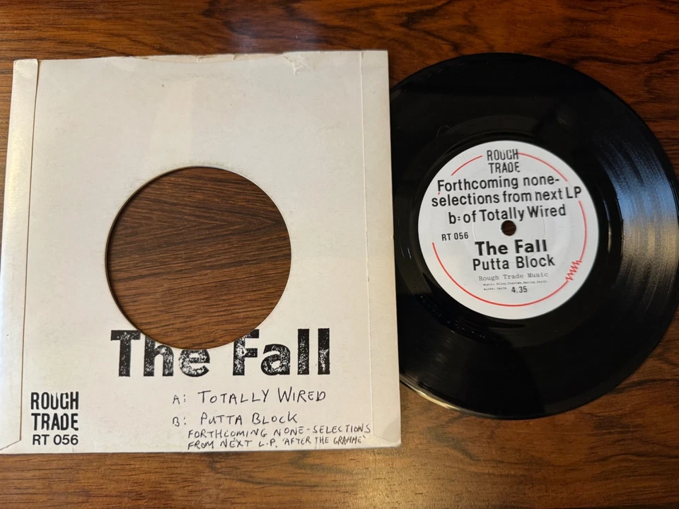 THE FALL - TOTALLY WIRED - UK - 7" SINGLE - LYNTONE PRESS - 1980 - Image 2 of 2