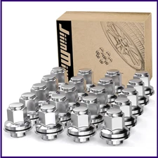 M12x1.5 Toyota Lexus Lug Nuts, 13/16" (21mm) Hex OEM Factory Style Chrome Mag