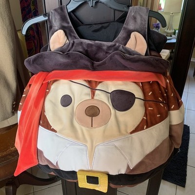 Squishmallow Hans Pirate Hedgehog Halloween Costume Kids Small Medium 