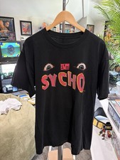 Vintage WWF Sycho Sid Shirt Large 1996 I'm Sycho Eyes Ruler of the World