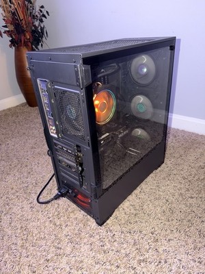 custom built rgb gaming pc desktop ryzen 7 64gb ram 2tb ssd gtx 1650 win11 ready