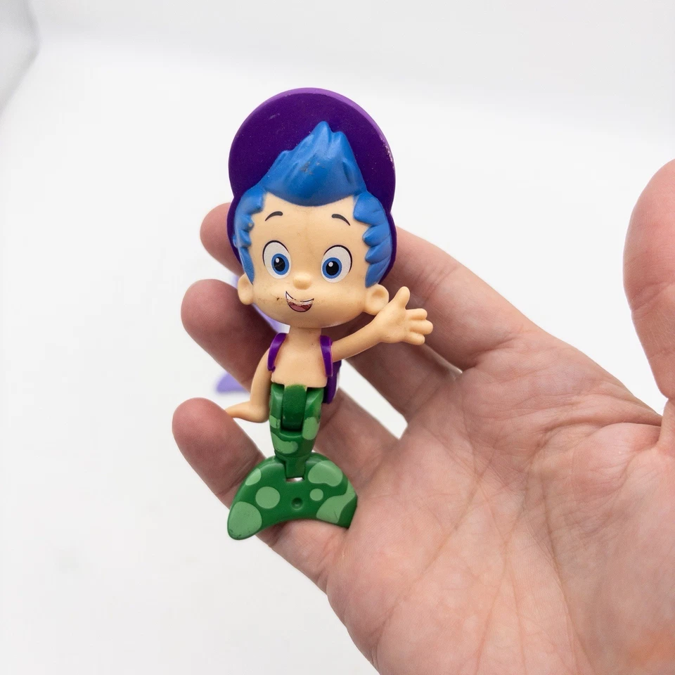 Lot of 3 Just Play Nickelodeon Nick Jr Bubble Guppies Racer Figures Gil Molly - Image 4 of 4