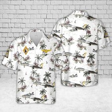 US Navy F 14 Tomcat aircraft of VF 142 the Ghostriders Hawaiian Shirt