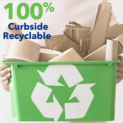 Fill, 100% Recyclable Protective Packing Paper, 15.25" x 1000', Tan - Picture 3 of 5
