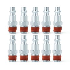 Industrial Air Plug 20 PCS 1/4" NPT Male Plug for Air Compressor Fittings