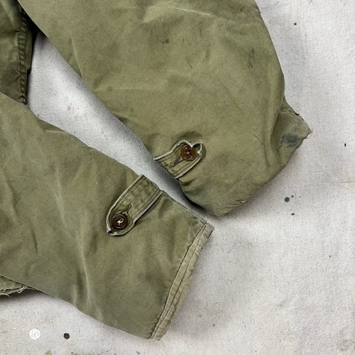 Veste de campagne vintage années 40 WW2 US militaire M41 homme grande taille M1941 armée USGI talon - Photo 3/8