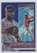 2022 Donruss Optic Diamond Kings Purple Pandora Prizm 39/99 Cedric Mullins 0l8y
