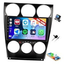 2G 32G Car Radio for Mazda 6 2002-2008 with Wireless CarPlay Android Auto 9"