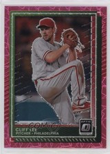 2025 Panini Donruss Optic Pink Velocity Prizm /79 Cliff Lee #51 w1s