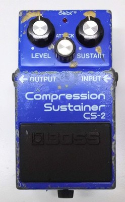 BOSS CS-2 Compression Sustainer Guitar Effects Pedal MIJ 1982 #527 DHL or EMS