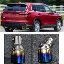 Rear Exhaust Tip Muffler Tailpipe For 2012-2025 HONDA CR-V CRV BLUE 2PCS