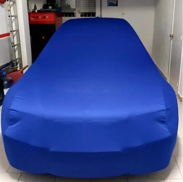 For Mercedes-Benz Blue Car Cover Class Soft Dust Proof Windproof Combing Car Foto 4 de 4