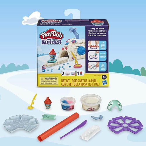 Play-Doh Builder Iglo Knetset | Knete Set | Play Doh Knete - Bild 3 von 3