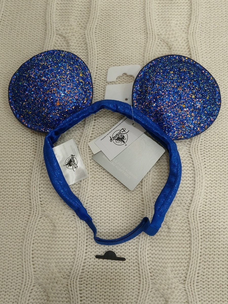 Disney Parks Blue Sparkle Wishes Minnie Ears Adjustable  display picture 2