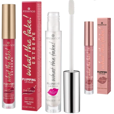 Essence What The Fake! Gloss Plumping Lip Filler Hyaluronic Acid and Vitamin E