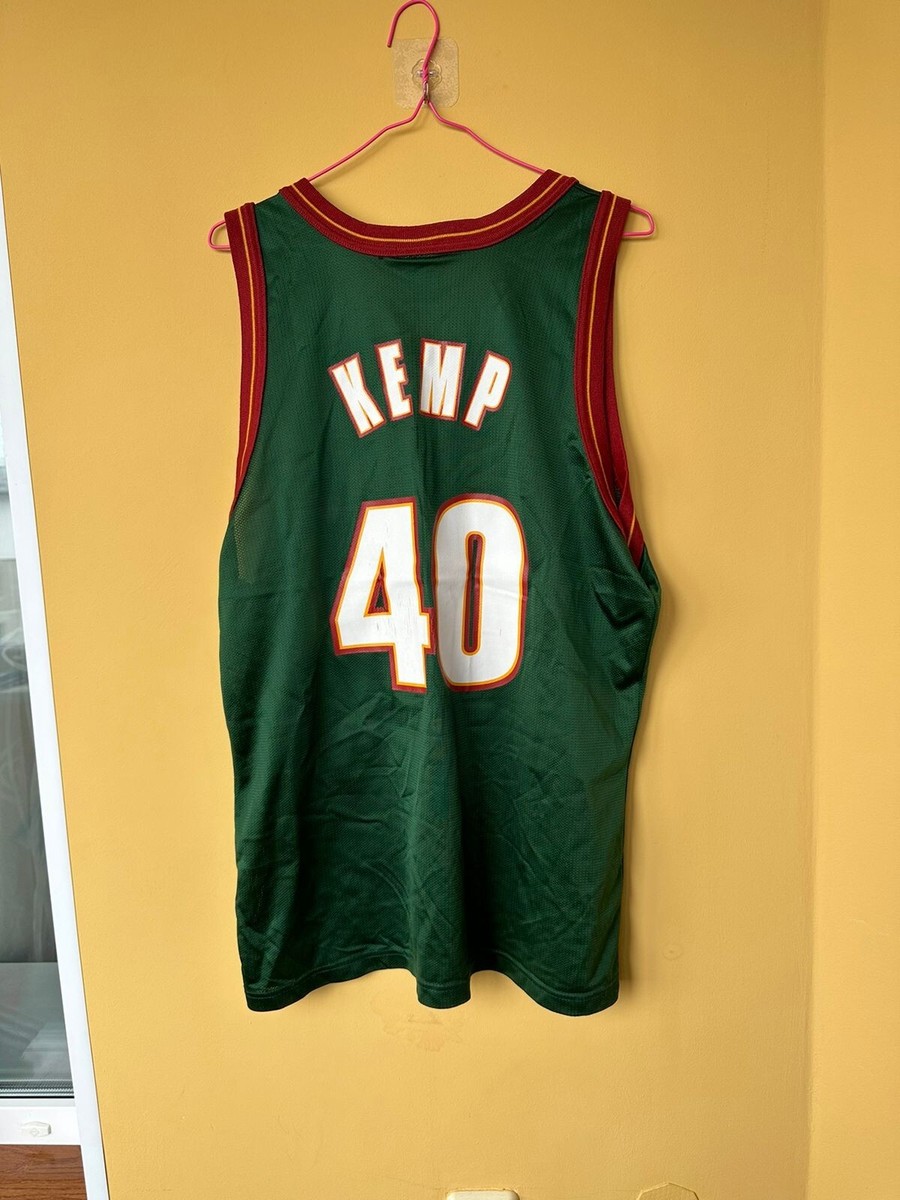 Vintage Shawn Kemp #40 Champion Seattle Super Sonics NBA